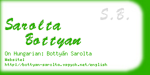 sarolta bottyan business card